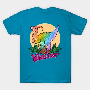 Moody Dinosaur (rainbow) T-Shirt